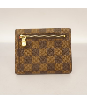 Auth Louis Vuitton Damier Portefeuille Koala N60005 Womens Wallet (tri-fold) brillant des détails fins