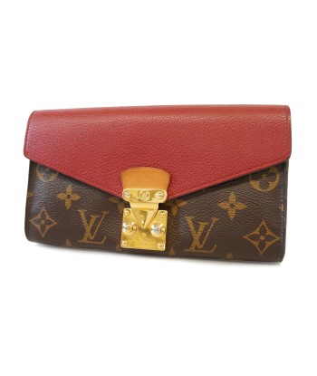 Auth Louis Vuitton Monogram Pallas Wallet M58414 Womens Long Wallet (bi-fold) paiement sécurisé