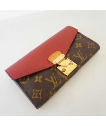 Auth Louis Vuitton Monogram Pallas Wallet M58414 Womens Long Wallet (bi-fold) paiement sécurisé