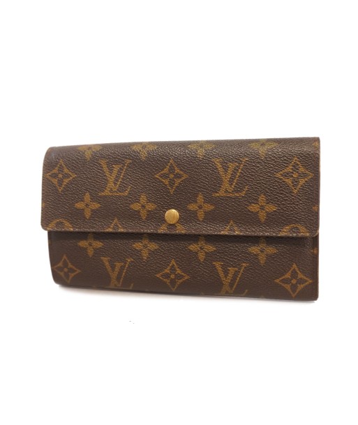 Auth Louis Vuitton Monogram Long Bi-fold Wallet Portomone Credit M61725 Wallet 50-70% off 