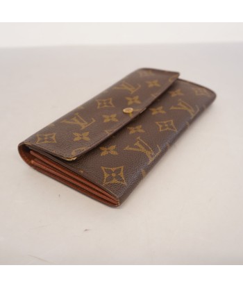 Auth Louis Vuitton Monogram Long Bi-fold Wallet Portomone Credit M61725 Wallet 50-70% off 