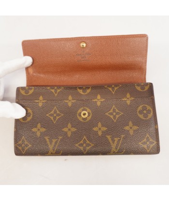 Auth Louis Vuitton Monogram Long Bi-fold Wallet Portomone Credit M61725 Wallet 50-70% off 