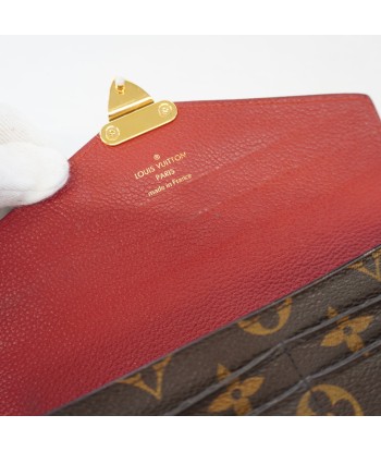 Auth Louis Vuitton Monogram Pallas Wallet M58414 Womens Long Wallet (bi-fold) paiement sécurisé