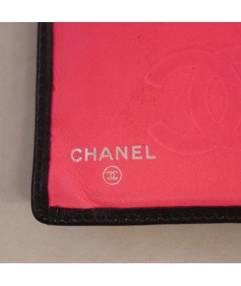 Auth Chanel Cambon Bi-fold Wallet Silver Metal Fittings Womens Leather Wallet Découvrez la collection