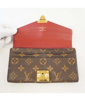 Auth Louis Vuitton Monogram Pallas Wallet M58414 Womens Long Wallet (bi-fold) paiement sécurisé