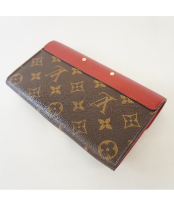 Auth Louis Vuitton Monogram Pallas Wallet M58414 Womens Long Wallet (bi-fold) paiement sécurisé