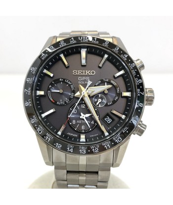 SEIKO Seiko Watch Analog GPS Solar ASTRON SBXC003 5X53-0AB0 5X Series Ceramic Titanium Silver Black Dial Date 40mm Mens Par le système avancé 