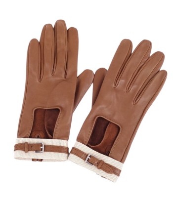 Hermes HERMES Gloves Lambskin Leather Ladies 7 Brown 2024