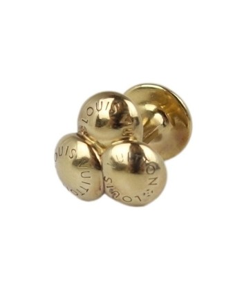 Louis Vuitton LOUIS VUITTON Cufflinks Buton de Manchette Bouquet Crew Silver 925 Button Men's Gold À commander