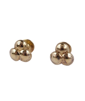 Louis Vuitton LOUIS VUITTON Cufflinks Buton de Manchette Bouquet Crew Silver 925 Button Men's Gold À commander