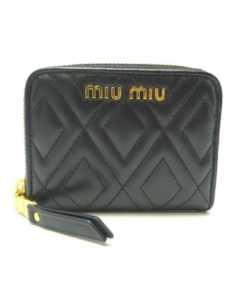 Miu Miu Miu Ladies Coin Case 5MM268 (Outlet) Soft Calf NERO (Nero Black) la chaussure