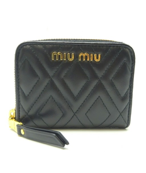 Miu Miu Miu Ladies Coin Case 5MM268 (Outlet) Soft Calf NERO (Nero Black) la chaussure