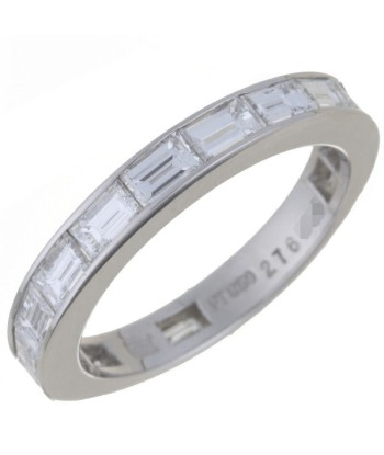 Harry Winston Baguette Channel Setting Ladies Ring / Pt950 Platinum 7.5 france