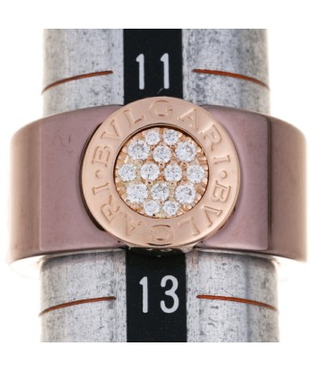 Bvlgari Diamond  53 Womens Mens Rings 750 Pink Gold les ligaments