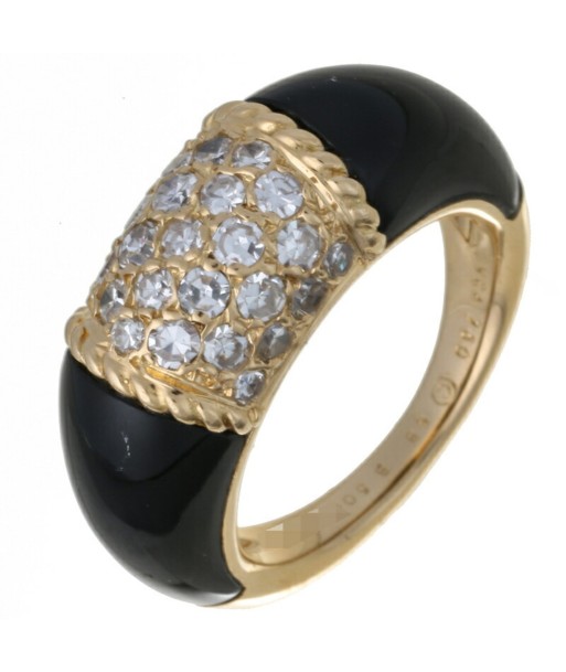 Van Cleef & Arpels Philippines Men's Rings 750 Yellow Gold Black en ligne des produits 