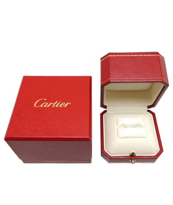 Cartier 750WG  51 Half Diamond Love Ladies Ring 750 White Gold outlet