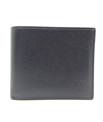 Louis Vuitton Amerigo Wallet NM Mens Bi-Fold Wallet M62046 Taiga Blue Marine ouvre sa boutique