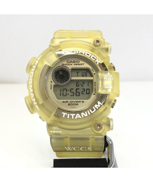 CASIO Casio G-SHOCK watch DW-8201WC Frogman FROGMAN WCCS coral reef protection official triple manta screw back digital quartz white skeleton gold mens Vous souhaitez 