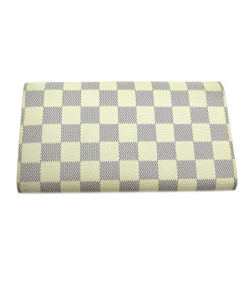 Louis Vuitton Sarah Wallet LLadies Long Wallet N61735 Damier Azur White vente chaude votre 