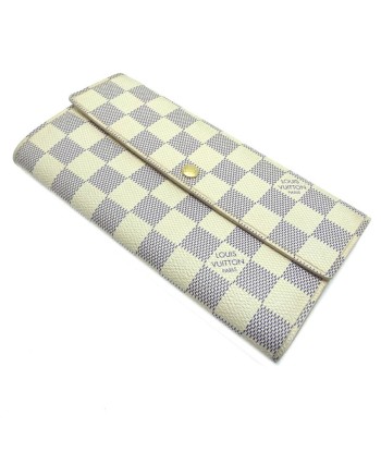 Louis Vuitton Sarah Wallet LLadies Long Wallet N61735 Damier Azur White vente chaude votre 