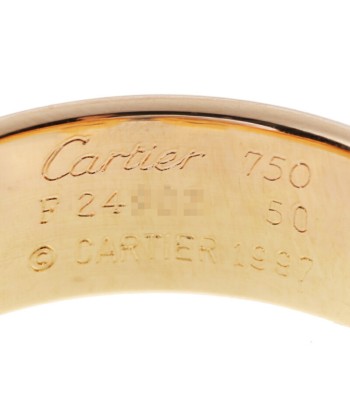 Cartier 2C Diamond  50 Ladies Ring 750 Yellow Gold Comment ça marche