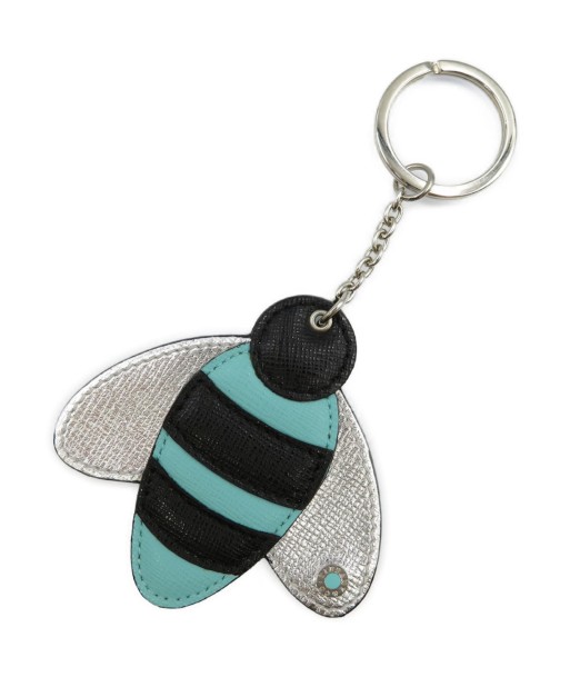 Tiffany Bee Leather Blue Black Silver Keychain Keyring 0101TIFFANY & Co. En savoir plus