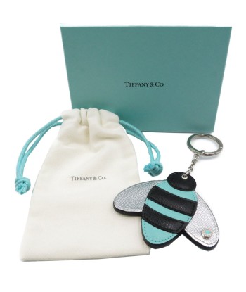 Tiffany Bee Leather Blue Black Silver Keychain Keyring 0101TIFFANY & Co. En savoir plus