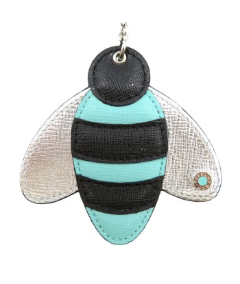 Tiffany Bee Leather Blue Black Silver Keychain Keyring 0101TIFFANY & Co. En savoir plus