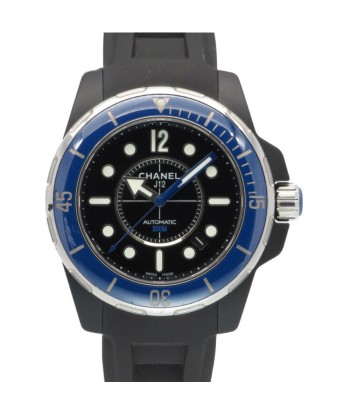 Chanel J12 Marine H2559 Automatic Watch Ceramic / Rubber Black Dial AT 0089CHANEL Mens Venez acheter