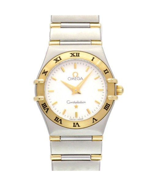 Omega Constellation Half Bar 1362.30 Quartz Watch SS / K18YG White Dial 0054OMEGA Ladies meilleur choix