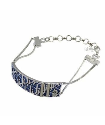 Christian Dior Trotter Metal Silver Blue Bracelet 0067Christian online