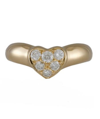 Tiffany TIFFANY & Co. Friendship Ring / No. 9.5 18K K18 Gold Diamond Ladies basket pas cher