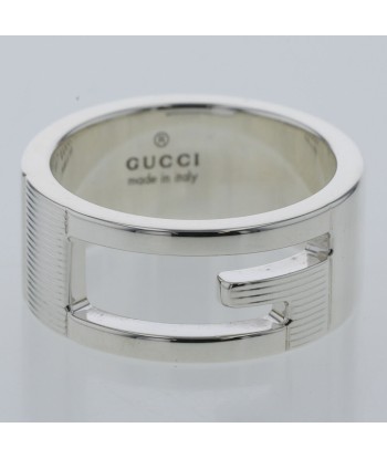 Gucci Ring Branded G Width approx. 8mm Silver 925 Ladies GUCCI commande en ligne