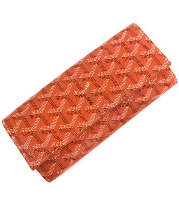 Goyard wallet VARENNE PVCx leather orange ladies GOYARD Découvrez la collection