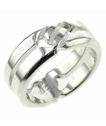 Gucci Ring Knot Width Approx. 7mm 314011 J8400 8106 Silver 925 Top 10 Bottom 11.5 Ladies GUCCI Les êtres humains sont 