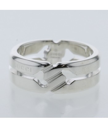 Gucci Ring Knot Width Approx. 7mm 314011 J8400 8106 Silver 925 Top 10 Bottom 11.5 Ladies GUCCI Les êtres humains sont 