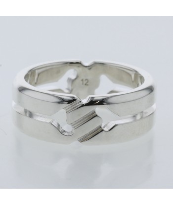 Gucci Ring Knot Width Approx. 7mm 314011 J8400 8106 Silver 925 Top 10 Bottom 11.5 Ladies GUCCI Les êtres humains sont 