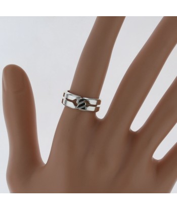 Gucci Ring Knot Width Approx. 7mm 314011 J8400 8106 Silver 925 Top 10 Bottom 11.5 Ladies GUCCI Les êtres humains sont 