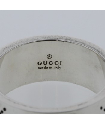 Gucci Ring / Ghost Width approx. 9mm Silver 925 Top 19 21 Bottom Mens GUCCI Les êtres humains sont 