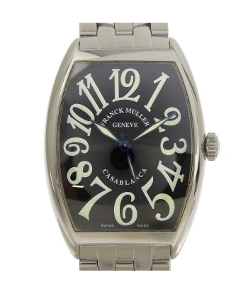 FRANCK MULLER Franck Muller Casablanca 6850 Stainless Steel Silver Self-winding Mens Black Dial Watch online