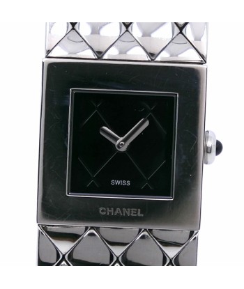 CHANEL Chanel Matrasse H0009 Stainless Steel Quartz Ladies Black Dial Watch de l' environnement