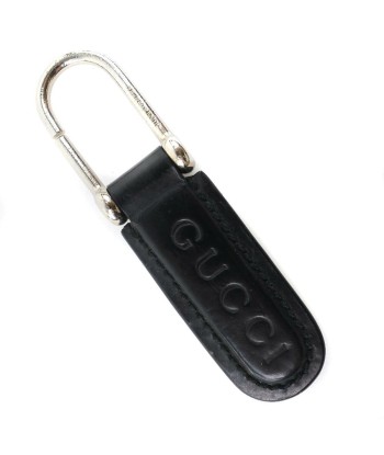 GUCCI Gucci Key Ring Leather Black Unisex Keychain Vous souhaitez 