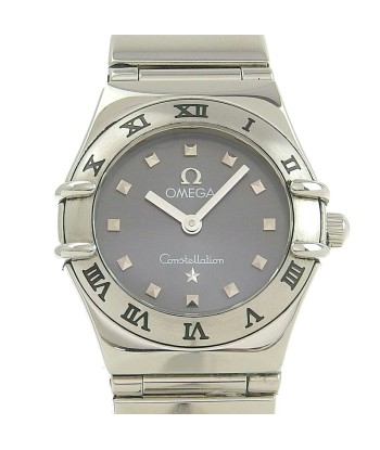 OMEGA Omega Constellation Mini My Choice 1561.51 Stainless Steel Quartz Ladies Gray Dial Watch livraison et retour toujours gratuits