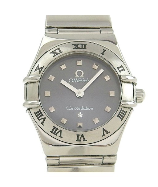 OMEGA Omega Constellation Mini My Choice 1561.51 Stainless Steel Quartz Ladies Gray Dial Watch livraison et retour toujours gratuits