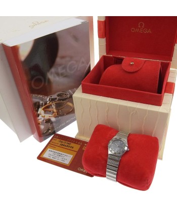 OMEGA Omega Constellation Mini My Choice 1561.51 Stainless Steel Quartz Ladies Gray Dial Watch livraison et retour toujours gratuits