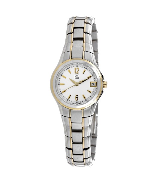 ESQ Men's Silver Dial Two Tone Stainless Steel les ctes