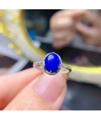 Sterling Silver Lapis Ring for Women Comparez plus de prix