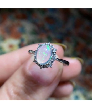 Sterling Silver Opal Ring for Women de la marque