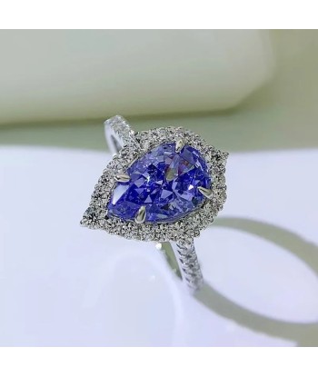 Sterling Silver Tanzanite Ring for Women d'Europe débarque