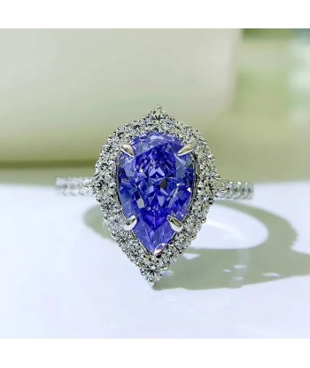 Sterling Silver Tanzanite Ring for Women d'Europe débarque